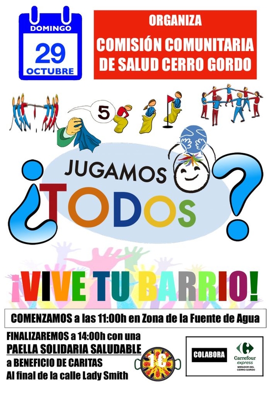 Comida saludable y juegos intergeneracionales se darán la mano este domingo en Mirador Cerro Gordo