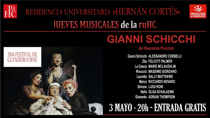 Ópera en la R.U. Hernán Cortés con 'Gianni Schichi' de Giacomo Puccini desde el Festival de Glyndebourne 