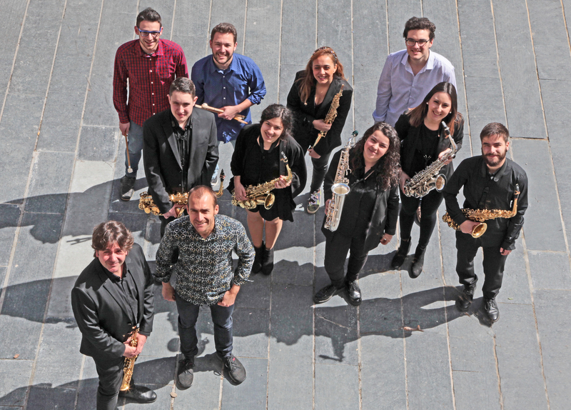 Concierto del Ensemble de Saxofones y el Grupo de Percusión del Conservatorio Superior en el MEIAC