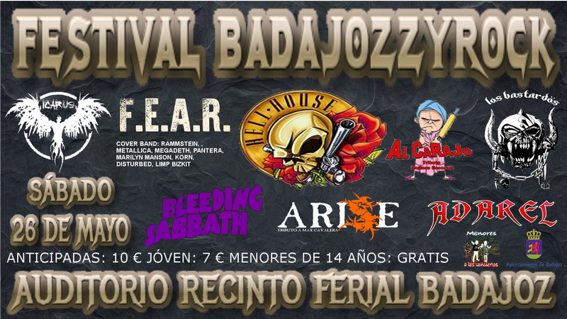 El Auditorio del Recinto Ferial de Badajoz acogerá un festival de rock orientado a la familia