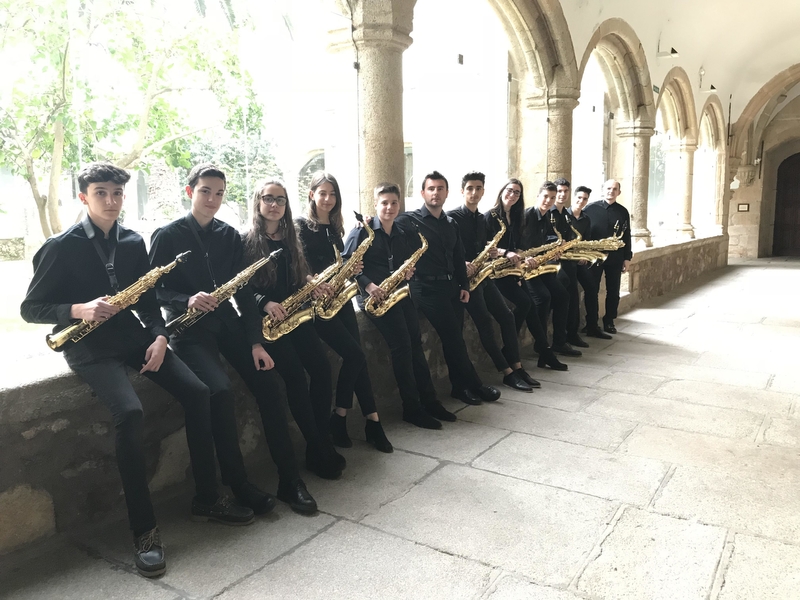 Penélope Carrasco y el ensemble de saxofones del Conservatorio de Cáceres, próximos invitados del Festival Ibérico de Música