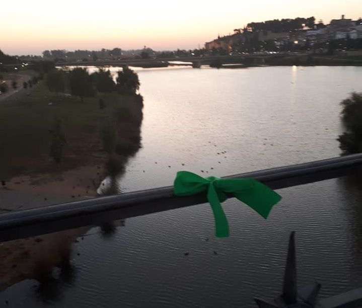 Juntos X Badajoz rechaza la colocación de lazos verdes en los puentes