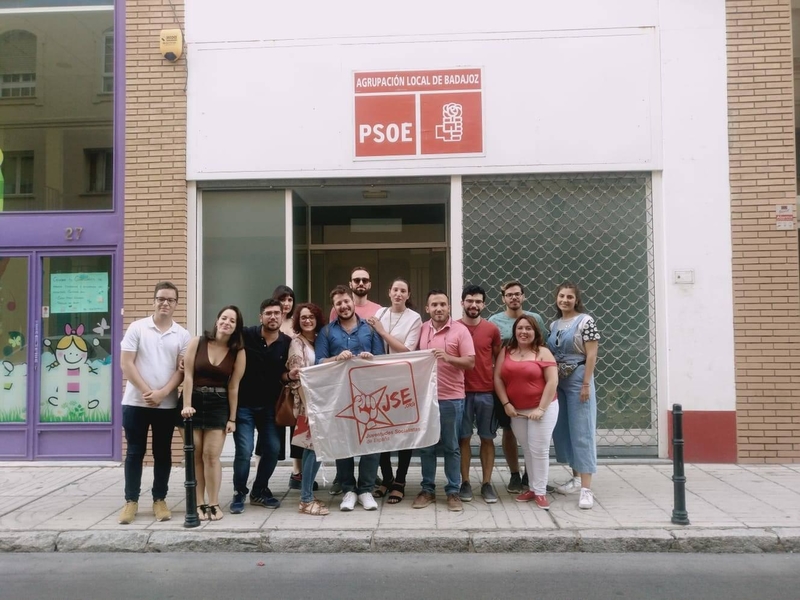 Juventudes socialistas de Badajoz renueva su comisión ejecutiva local