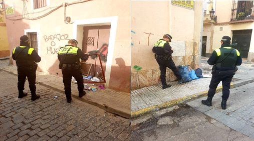 La Policia incrementa el control de infracciones a las ordenanzas municipales en el casco antiguo