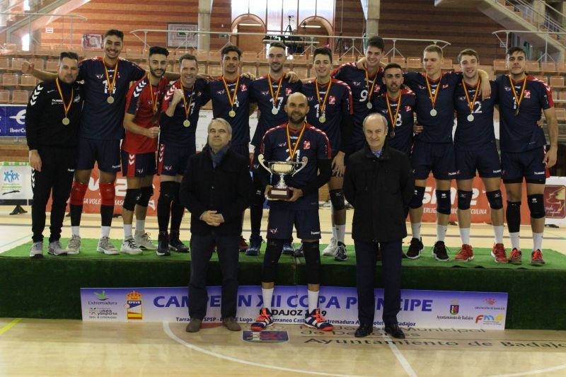 El CV Emevé retiene el cetro de la Copa Príncipe de Voleibol