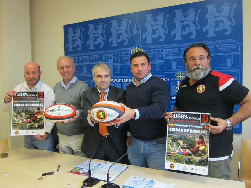 Una convivencia de rugby reunirá en Badajoz este sábado a unos 700 niños de España y Portugal