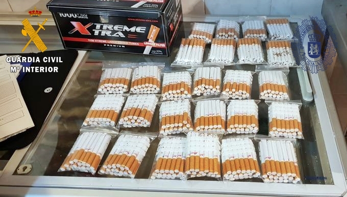 Intervenidos 500 cigarrillos de fabricación ''casera'' en un establecimiento de golosinas