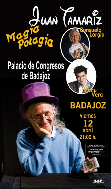 Juan Tamariz estará en Badajoz el 12 de abril