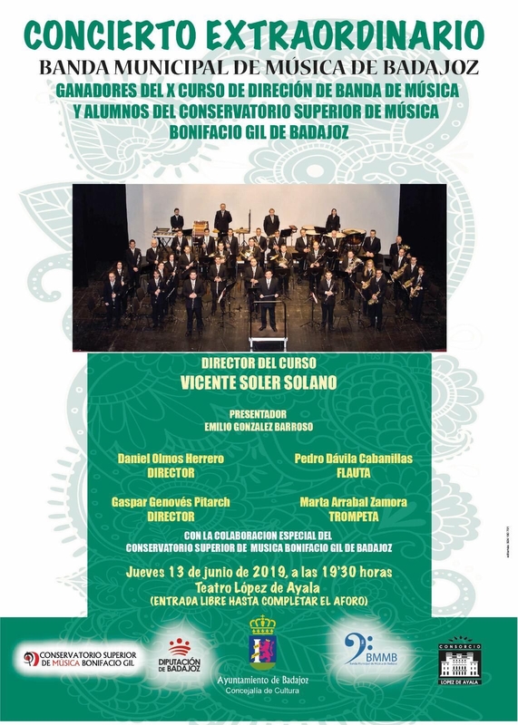 Concierto Extraordinario de la Banda Municipal de Música de Badajoz