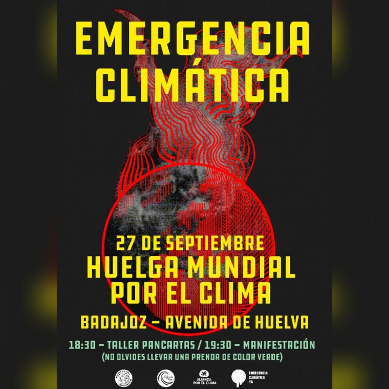 Badajoz se une a las movilizaciones mundiales por el clima del 20 al 27 de Septiembre