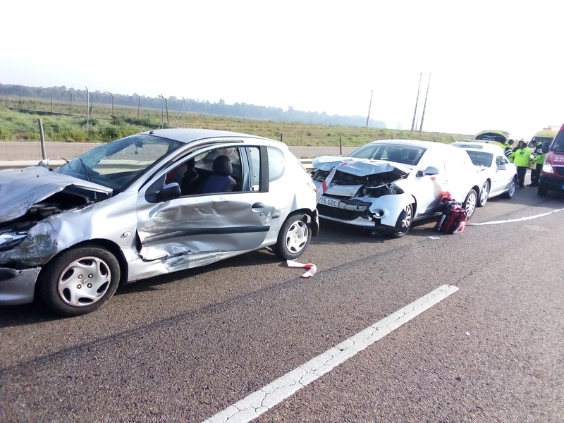 El número de accidentes de tráfico totales bajan un 19,5%