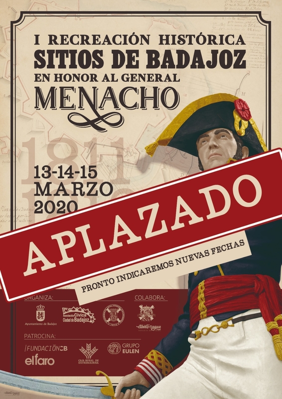 La I Recreación Historica de Badajoz queda suspendida para este fin de semana