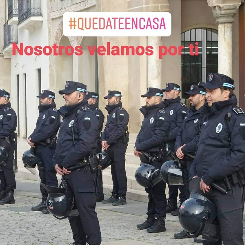Policía Local de Badajoz apela a la responsabilidad general de los Ciudadanos