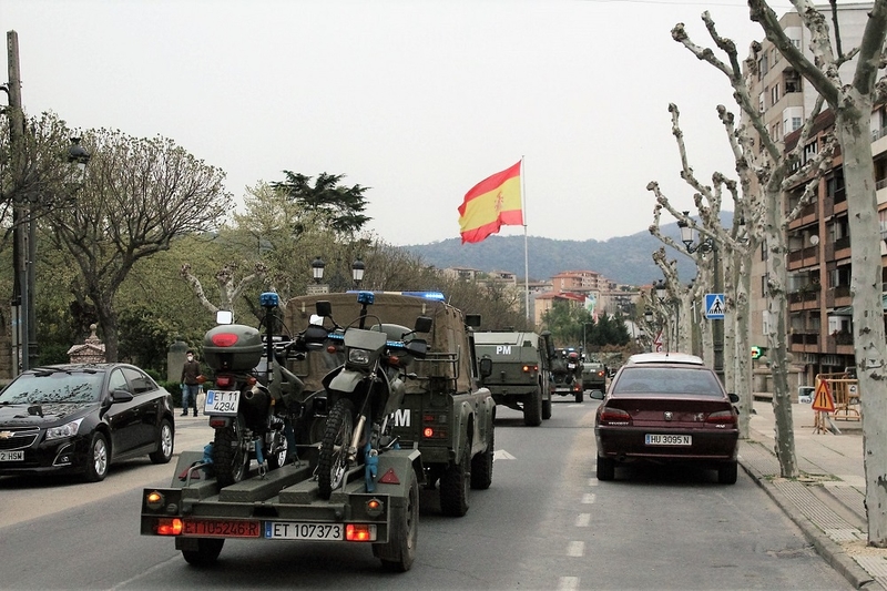 Despliegue de la Brigada ''Extremadura'' XI en la provincia de Badajoz