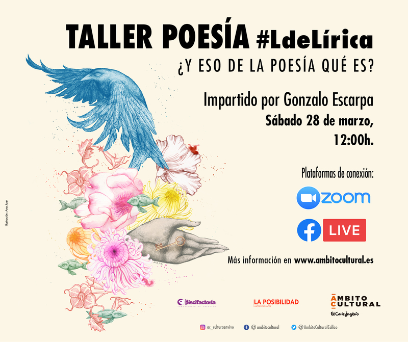 Ámbito Cultural ofrece este sábado el taller de Poesía #LdeLírica: ¿Y eso de la poesía qué es?
