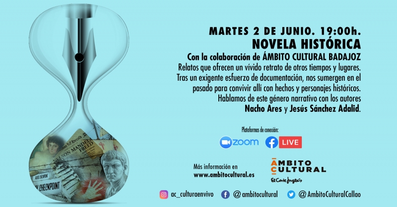 Nacho Ares y Jesús Sánchez Adalid ofrecen una charla sobre novela histórica