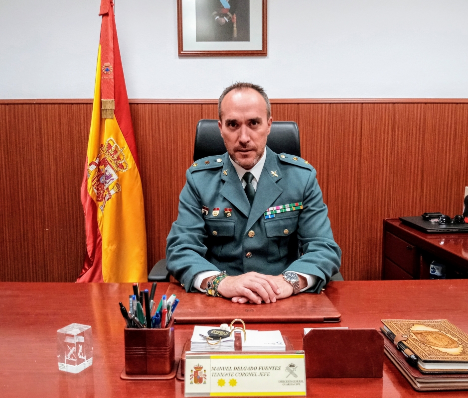 El Teniente Coronel Manuel Delgado Fuentes, nuevo Jefe de la Comandancia de la Guardia Civil de Badajoz