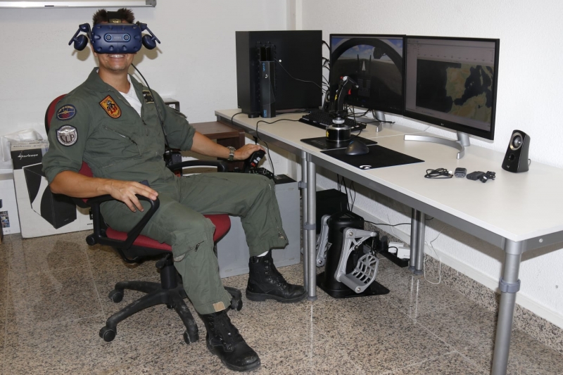 La empresa pacense Skydronex, alojada en FUNDECYT-PCTEx, forma al Ejército del Aire en caza y ataque con tecnología de realidad virtual y aumentada