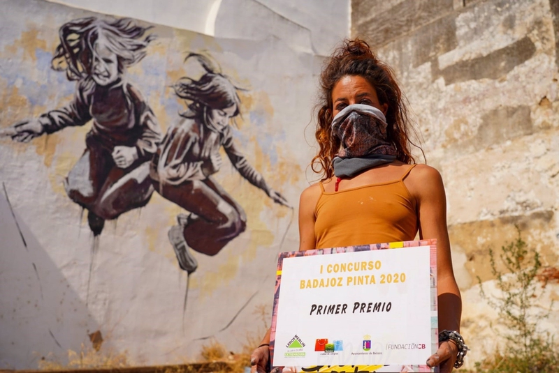 Ana Repullo, ganadora del I Concurso 'Badajoz Pinta'