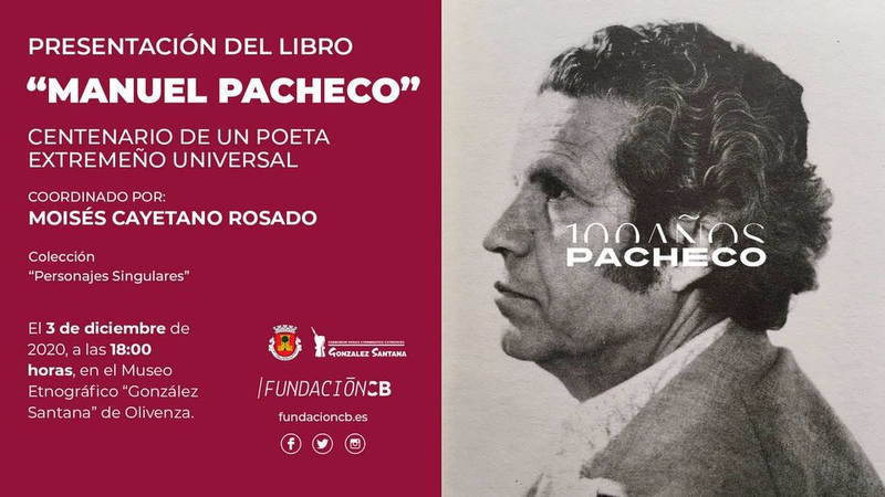 Presentación del libro del poeta extremeño Manuel Pacheco