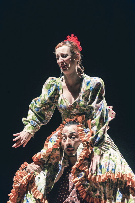 Este viernes se estrena en el López de Ayala un espectáculo flamenco singular, '1.2.3 Tirititrán'