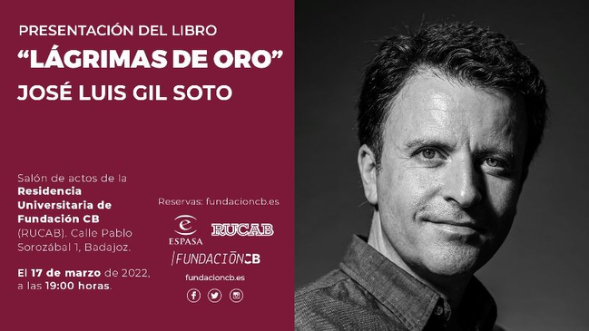 El escritor José Luis Gil Soto presentará su nuevo libro en la RUCAB