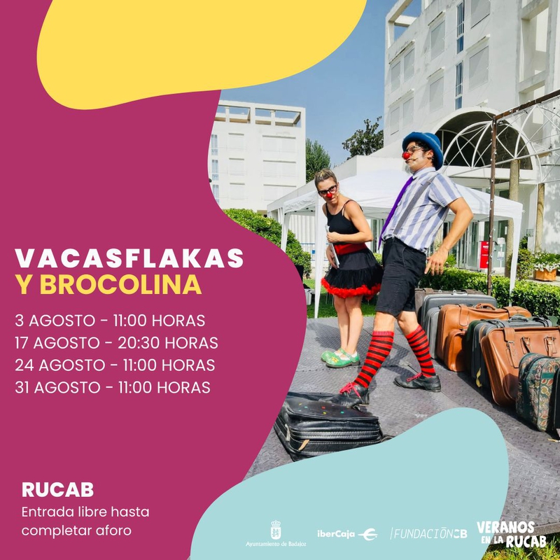 La RUCAB acoge espectculos infantiles protagonizados por Vacasflakas y Brocolina