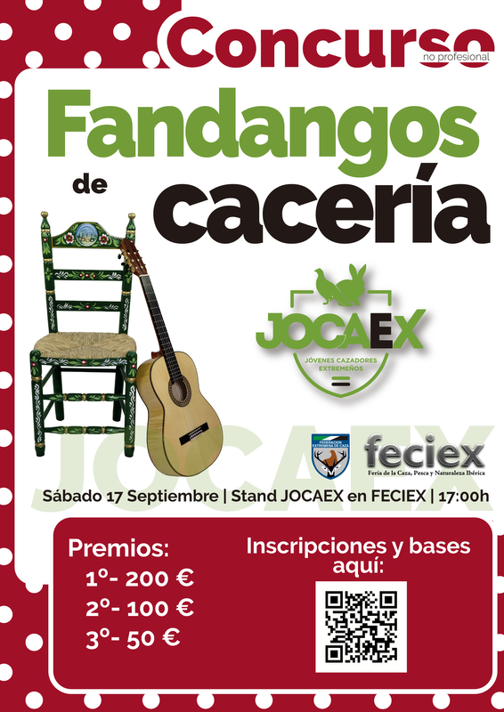 OCAEX organiza un concurso de Fandangos de Cacería en FECIEX el próximo 17 de septiembre