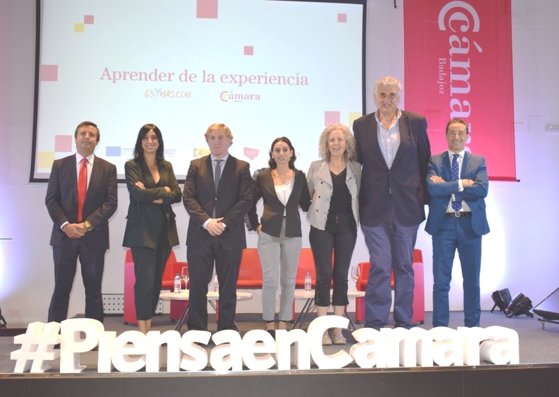 Romay, la Cámara de Comercio de Badajoz y 65YMÁS, unidos en la campaña 'Aprender de la Experiencia'