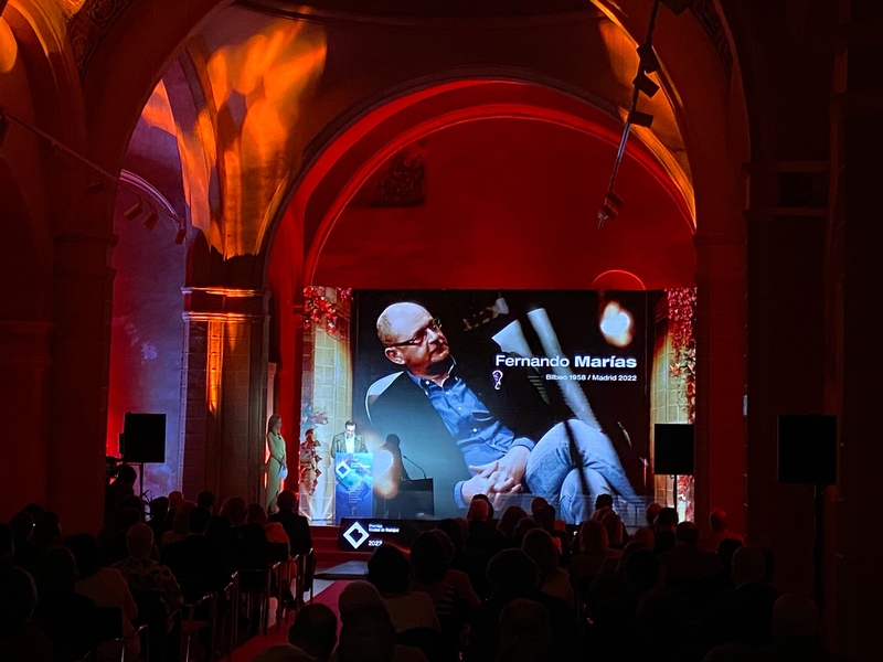 El escritor recientemente fallecido, Fernando Marías, recibe un homenaje en la Gala de Los Premios Ciudad de Badajoz