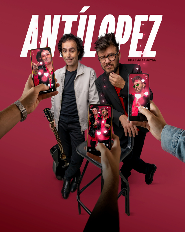 Este sábado el dúo Antílopez presenta en el López de Ayala su quinto trabajo de estudio 'Mutar fama'