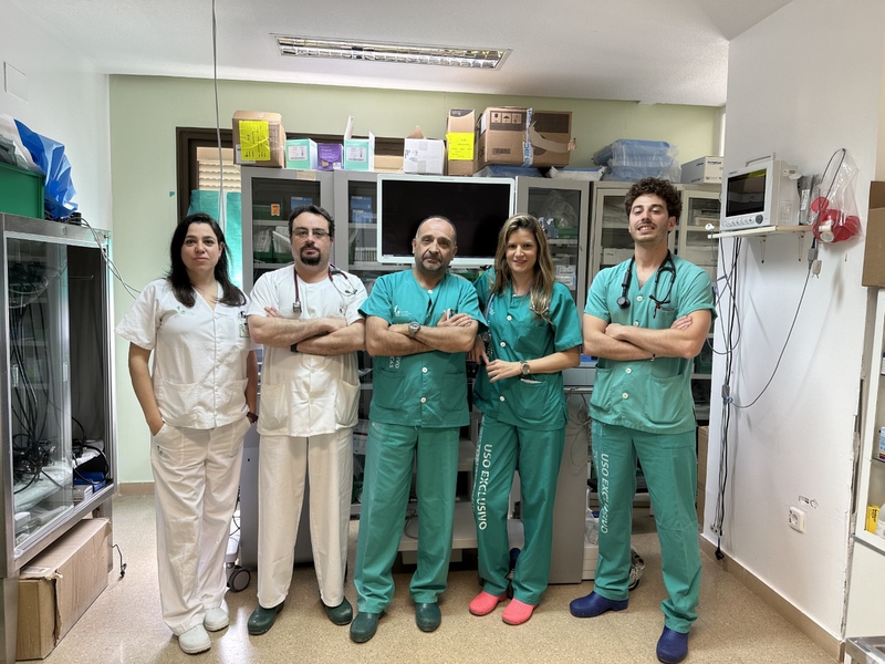 Técnica pionera en el Universitario de Badajoz para el diagnóstico del cáncer de pulmón y otras patologías del mediastino
