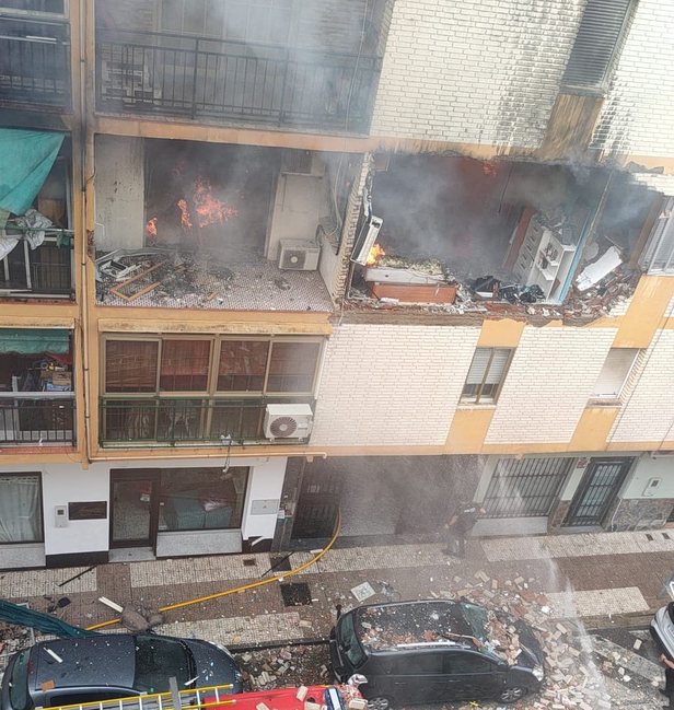 Fallece el ocupante de la vivienda donde se ha producido la explosión en el barrio de San Fernando