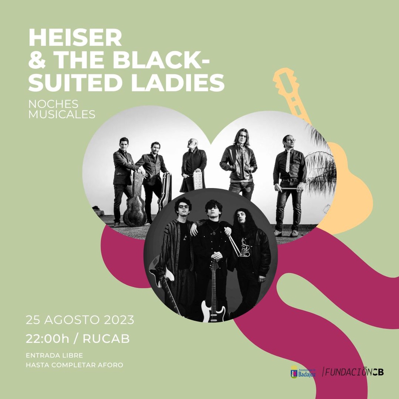 Heiser y The Black-suited Ladies en las Noches Musicales de la RUCAB