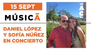 Daniel López y Sofía Núñez ofrecen un concierto el 15 de septiembre en Ámbito Cultural