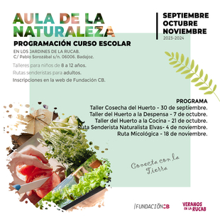 La programacin del 'Aula de la Naturaleza' de Fundacin CB contina durante el curso escolar 