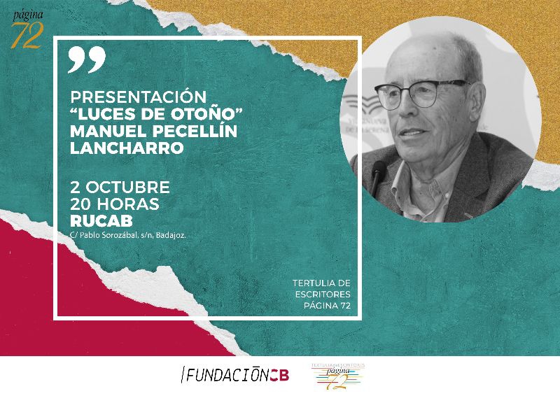 Manuel Pecellín Lancharro presentará 
