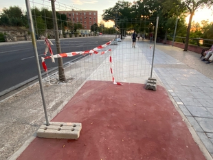 El PSOE se pregunta si acabar algn da el carril bici del paseo Fluvial