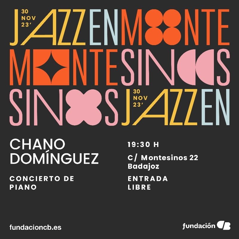 Chano Domínguez ofrecerá un concierto de Jazz en Montesinos