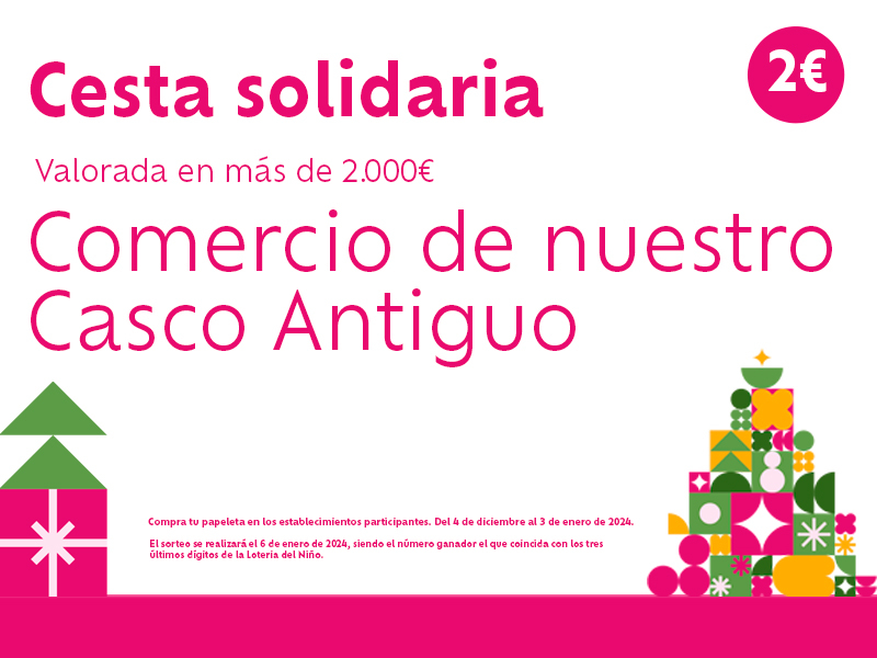 Más de 30 comercios del Casco Antiguo de Badajoz participan en la Cesta Solidaria de Fundación CB