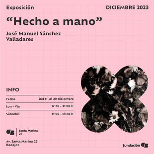 José Manuel Sánchez Valladares expondrá en la sala Santa Marina
