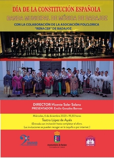 Este miércoles la Banda Municipal de Música ofrece un concierto con motivo del Día de la Constitución