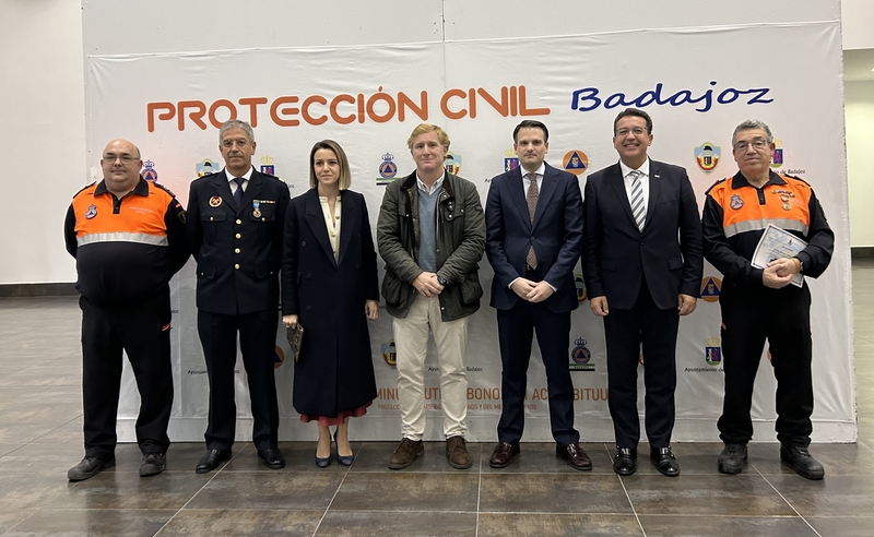 Abel Bautista destaca el compromiso de la Junta de Extremadura con la Protección Civil a través del incremento del 526% en los PGEx 2024