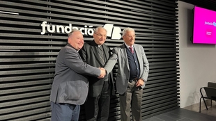 Fundación CB e Ibercaja firman un convenio para la recuperación de la bóveda de Santa María la Real