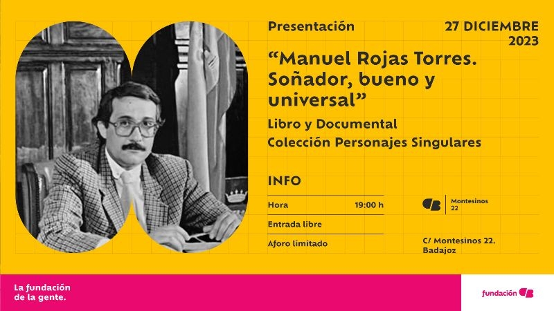 Fundación CB presentará un libro y un documental sobre Manuel Rojas
