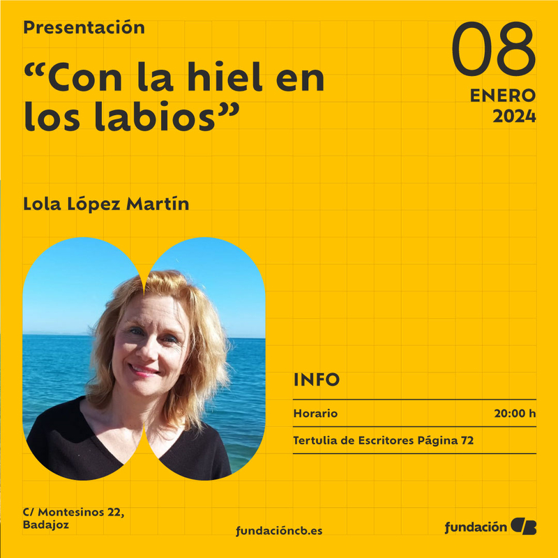 Lola López presentará ''Con la hiel en los labios''