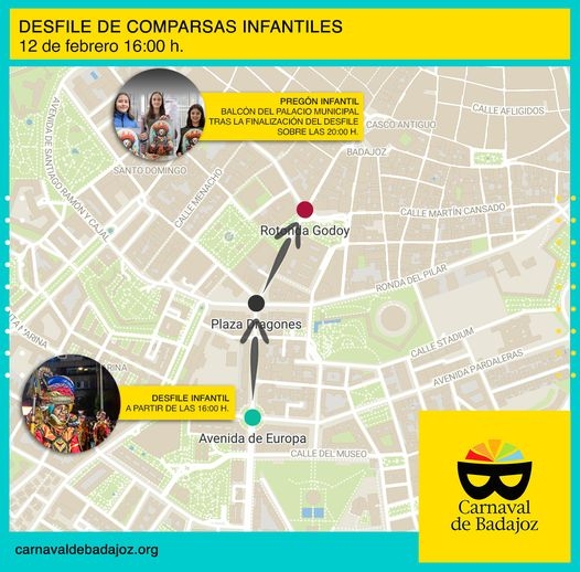 El desfile infantil de comparsas se celebra esta tarde a las cuatro
