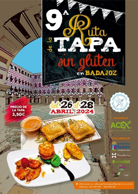 Este viernes arranca la 9ª Ruta de la Tapa Sin Gluten 