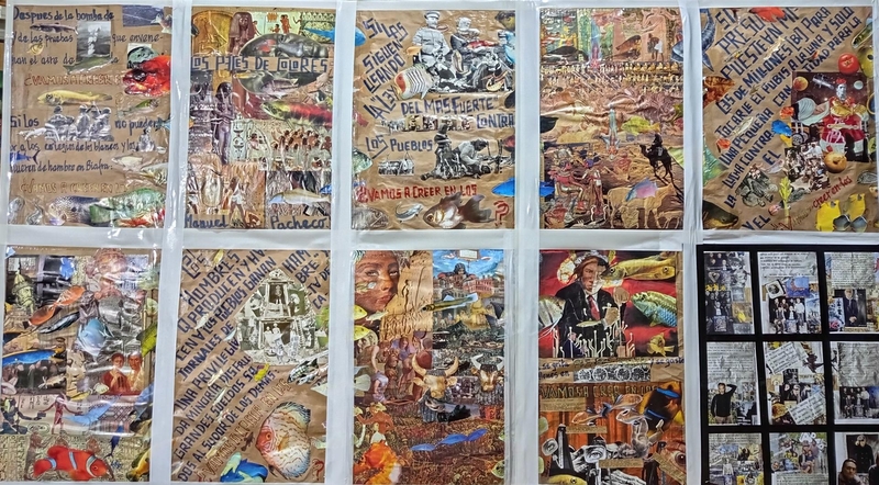 El artista Pedro de las Heras homenajea a Manuel Pacheco y Antonio Cosme en una exposición en Ámbito Cultural de Badajoz