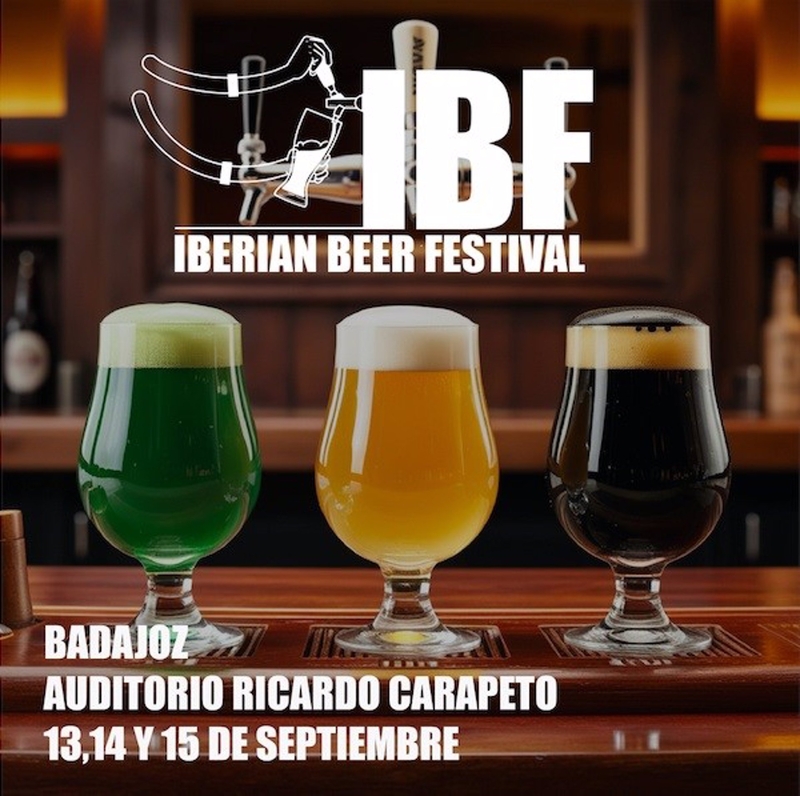 El Iberian Beer Festival congregará 50 cervezas del 13 al 15 de septiembre en el Auditorio Ricardo Carapeto